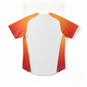 Factory Direct 100 Polyester Custom Baseball Uniform Blank Mesh Button <b>Down</b> Retro Vintage Team Uniform Sportswear - Product Image 3