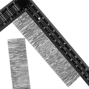 Acier Damas forgé à bas prix pour la fabrication de couteaux : barres et billettes vierges, billettes vierges personnalisées pour couteaux de chasse en acier Damas - Product Image 3