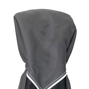 Housse de tête de club de golf en cuir Salva, cuir PU écologique, motif gaufré, couleur unie, durable, fermeture élastique auto-fixante - Product Image 6