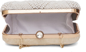 Bolso de Mano Rectangular de Lujo Hecho a Mano 2024, Unisex, Bordado con Cuentas y Perlas Naturales, Forro de Tela de Algodón, Multicolor, Personalizado, a la Moda - Product Image 2