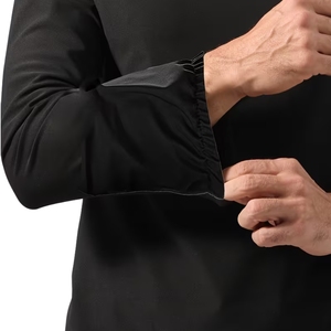 Trajes de sauna con capucha personalizados para hombre Paides, que promueven la sudoración, para uso doméstico, material de poliéster, cierre de cremallera, cintura elástica, bolsillos, todo incluido. - Product Image 6