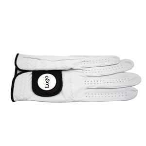 Gants de golf unisexes toutes saisons en cuir véritable à doigts entiers avec fermeture à boucle, emballage personnalisé pour les mains - Vente en gros - Product Image 2