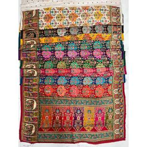 Sari de Seda Viscosa Pura Estampada de Excelente Calidad, Prenda Tradicional Elegante para Festivales y Uso Cultural a Precio de Exportación - Product Image 4