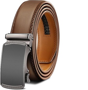 Cinturones de Vestir con Hebilla de Diseño Moderno para Hombre, Cuero Genuino de Alta Calidad, Logotipo Personalizado, Formales, Aleación, OEM, Personalizados, Venta al Por Mayor - Product Image 1