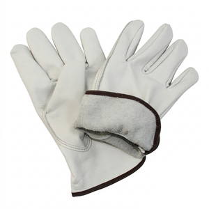 Gants de sécurité industriels certifiés CE en gros, taille XL, en cuir de chèvre, pour le travail et la construction, livraison rapide en Europe, certifiés EN388 - Product Image 3
