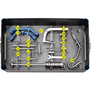 Juego de Instrumentos Quirúrgicos para Clavos Intramedulares Tibiales Ortopédicos, Herramientas Manuales de Acero Inoxidable para la Fijación de Fracturas Óseas - Product Image 1