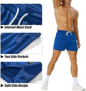Pantalones Cortos Deportivos para Hombre con Bolsillos - Ideales para Entrenamientos y Uso Casual, Ligeros, para Playa, Verano, Precio al por Mayor - Product Image 2