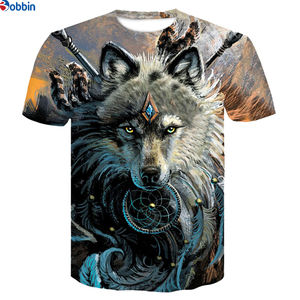 Camiseta Personalizada con Diseño de Águila en 3D para Hombre, Cuello Redondo, Manga Corta, Estilo Urbano, Holgada, para Verano - Product Image 3