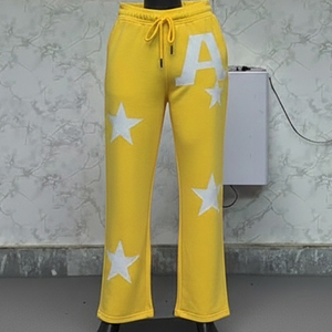 Low MOQ Casual Sweatpants Premium Cotton Fleece Breathable Eco-Friendly <b>Drawstring</b> Closure - Product Image 3