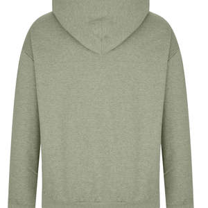 Sudadera con Capucha Verde Lisa Oversize de Forro Polar Grueso, Estilo Urbano, con Logotipo Personalizado, de Algodón, Cálida para Invierno, Casual, OEM ODM - Product Image 4