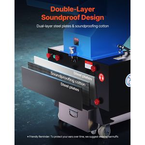 Trituradora de Plástico de 7.5HP/5.5KW, Capacidad de 200-300kg/h, Molino de Botellas de Plástico, Granuladora, Pulverizador, Máquina de Reciclaje - Product Image 4