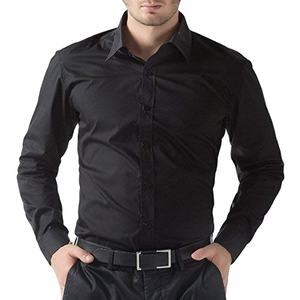 Chemise pour homme à manches longues Chemise formelle Vente en gros OEM Casual 100% Coton Prix pas cher Orienté vers l'exportation Logo en douane de haute qualité - Product Image 3