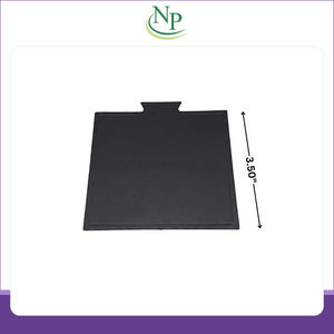 Tablas de Repostería Cuadradas de Color Negro de Alta Calidad - Soporte para Pasteles de Grado Alimenticio para Eventos y Panaderías a Precio de Descuento en Oferta - Product Image 3