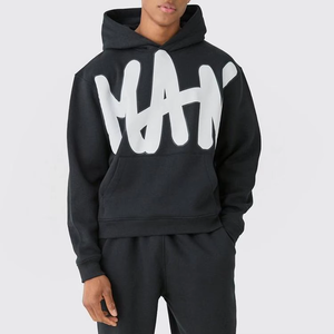 ชุดวอร์มกีฬาแฟชั่นใหม่สำหรับผู้ชายและผู้หญิง ผ้าโพลีเอสเตอร์/คอตตอน พร้อมโลโก้พิมพ์นูน เหมาะสำหรับออกกำลังกาย ฤดูหนาวและฤดูใบไม้ผลิ - Product Image 2