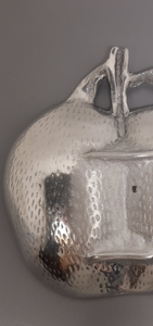 Gran oferta de metal de aluminio acabado en plata superventas plato de mesa decorativo tazón Plato decorativo de manzana plato antiguo - Product Image 4