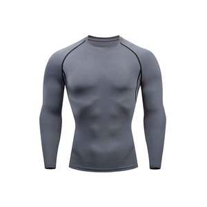 Rashguard de compression personnalisé avec option frontale OEM disponible pour MMA BJJ, couleurs personnalisées, UPF50+, tissu 180g, manches longues, unisexe - Product Image 4