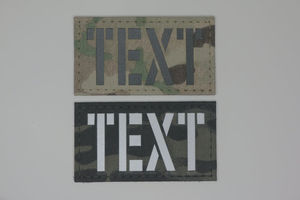 Patch en cuir véritable découpé au laser |   Étiquette de marque en PU gaufré pour les articles de couvre-chef et les vêtements |   Commandes en gros - Product Image 4