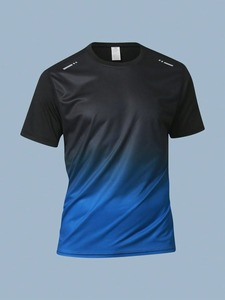 Camiseta de Entrenamiento de Fútbol para Hombre 2025, OEM, Manga Corta, Transpirable, Tela de Spandex/Poliéster, Logotipo Personalizado en la Parte Delantera - Product Image 1