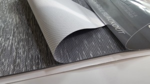 Rollo de tela textil coreana KAZEN ROLL BLACKOUT horizontal moderna lisa de alta calidad para cortinas. - Product Image 3