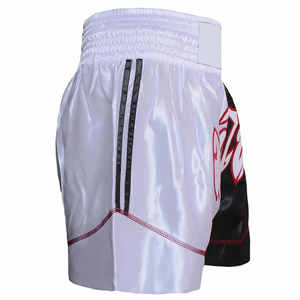 Pantalones Cortos Deportivos Ligeros de Satén Bicolor para Entrenamiento y Competición, Transpirables, de Alto Rendimiento, para Muay Thai - Product Image 3