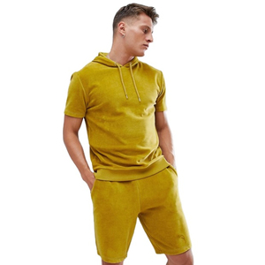 2026 Top Selling Custom Logo Floral Canvas Summer Men's Sweat Suits 2-<b>Track</b> Private Label Oversized Anti-Wrinkle <b>T</b>-shirt Shorts - Product Image 6