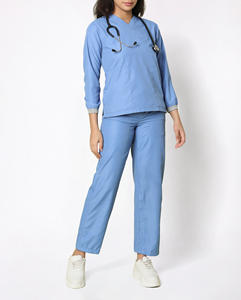 Uniformes Médicos de Verano de Manga Corta para Hombre y Mujer, Conjuntos de Uniformes de Hospital a la Moda, Uniformes Médicos de Spandex al por Mayor - Product Image 6