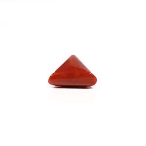 Premium 9.45 Carat Oval Cut Synthetic Red Coral Loose Gemstone for Fine Jewelry - Product Image 3
