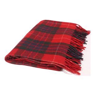 Manta de lana de tartán rojo Faser suave de nuevo diseño superventas al mejor precio y calidad a precio mayorista - Product Image 1