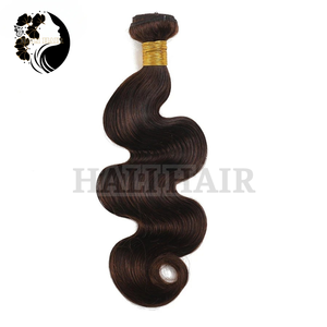 Extensiones de trama de onda de cuerpo Remy de un solo dibujo Super doble Hali vietnamita 100g procesado químicamente todos los colores al por mayor - Product Image 3