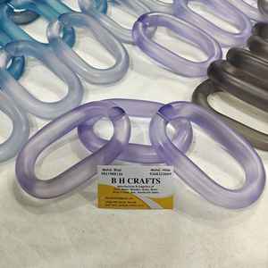 Custom Epoxy Resin Chain Links Multi Wall <b>Hanging</b> Decor for Personalized Angel <b>Room</b> <b>Divider</b> All colour Available Resin Crafts - Product Image 3