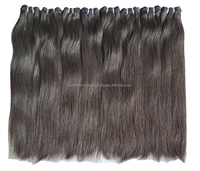 Extensions de cheveux indiens vierges Remy, ondulés profonds, doux et brillants, pré-bouclés, noirs, avec dentelle frontale, HairX HX21