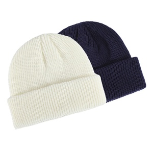 Unisex Customizable 100% Wool Winter Beanie Hat 3D Embroidery New Full Customization for Beach Business Wear Breathable Made - Product Image 1