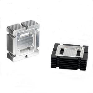 Disipador de Calor de Aluminio LED Personalizado, Radiador Extruido Anodizado con Tubo de Cobre, Solución de Enfriamiento Térmico OEM ODM - Product Image 3