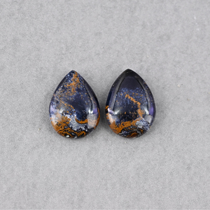 Piedra Preciosa de Pietersite de Alta Calidad, Corte Briolette en Forma de Pera de 12x16mm, Pulido Brillante, Suave, para Joyería de Plata, Colgante, Pendientes - Product Image 1