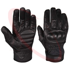 Gants tactiques compacts de qualité supérieure meilleure sécurité des mains pour les gants de formation d'agent gants en cuir d'agent spécial du Pakistan - Product Image 1