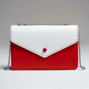 Bolsos de Mano de Cuero Genuino con Cierre de Cremallera, Estilo Preppy, Diseño con Cuentas e Impermeable - Bolso de Mano Unisex - Product Image 3