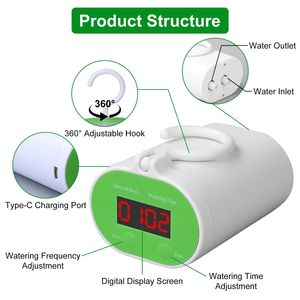 Kit Sistema di Irrigazione Automatico per 12 Piante con Batteria Ricaricabile e Timer, Dispositivo con Pompa per Giardino - Product Image 2