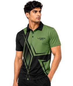 Polo personnalisé en sublimation pour homme, séchage rapide, performance sportive, polo de golf, évacuation de l'humidité, uniforme d'équipe, vêtements de travail d'entreprise - Product Image 1