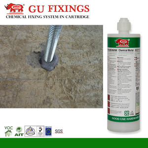 Sellador de anclaje químico de poliéster para fijación de varillas roscadas de refuerzo, selladores de adhesivos de construcción de curado rápido de doble componente - Product Image 6