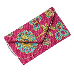 Sac à main pour femme en style bohème indien, fait à la main, orné de perles, élégant, pour soirée, shopping, fête, sac à bandoulière, couture et broderie - Product Image 5