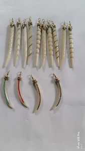 Pendentifs sculptés en corne naturelle, étanches, faits à la main, style rustique, bijoux fantaisie, accessoires de mode, cadeaux, vente en gros - Product Image 4