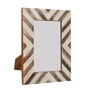 กรอบรูปไม้ทำมือดีไซน์ทันสมัยขายดี พร้อมงานฝังกระดูกตกแต่ง อุปกรณ์เสริมสำหรับภาพถ่าย ของขวัญไม้พรีเมียม - Product Image 1