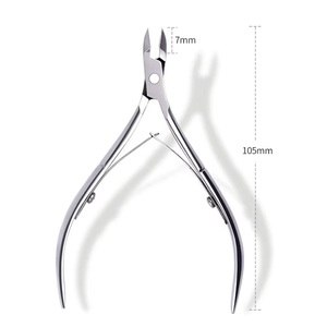 Cortacutículas de Acero Inoxidable, Tijeras para Pedicura, Herramienta para Remover Piel Muerta, Alicates para Podología - Product Image 2