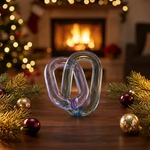 Chaîne décorative multifonctionnelle de luxe personnalisée en résine peinte à la main aux couleurs magnifiques pour la décoration murale - Product Image 1