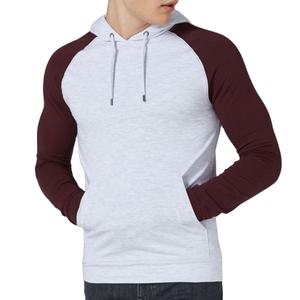 เสื้อฮู้ดแขนยาวทรงหลวมสำหรับผู้ชาย,เสื้อแบบสวมหัวมีฮู้ดสำหรับผู้ชายชุดวิ่งสีพื้น - Product Image 5