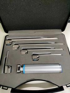 Ensemble de laryngoscope à fibres optiques Miller avec 5 lames et 1 poignée, réutilisable, certifié CE, kit de gestion des voies respiratoires ORL, OEM disponible - Product Image 4