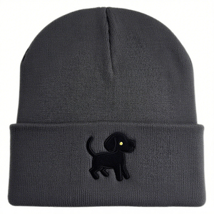 New Custom Classic Knitted 100% <b>Wool</b> Unisex Winter <b>Beanie</b> with Button & Bow - Product Image 6
