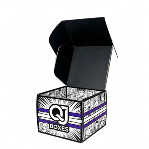 Boîtes QJ personnalisées écologiques en carton ondulé avec fermeture magnétique en mousse, taille et design personnalisables pour l'emballage de chapeaux de luxe - Product Image 6