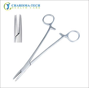 ที่จับเข็มผ่าตัด CHARISMATECH รุ่นพรีเมียม สีน้ำตาล ทำจากเหล็กกล้าไร้สนิมเกรดผ่าตัด ปากจับเรียวเล็ก สำหรับเย็บแผลอย่างแม่นยำ - Product Image 4