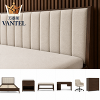Juego de Muebles de Dormitorio para Hotel Vantel, Muebles Modernos de Lujo Personalizados para Habitaciones de Huéspedes, para Proyectos de Resorts y Hostelería